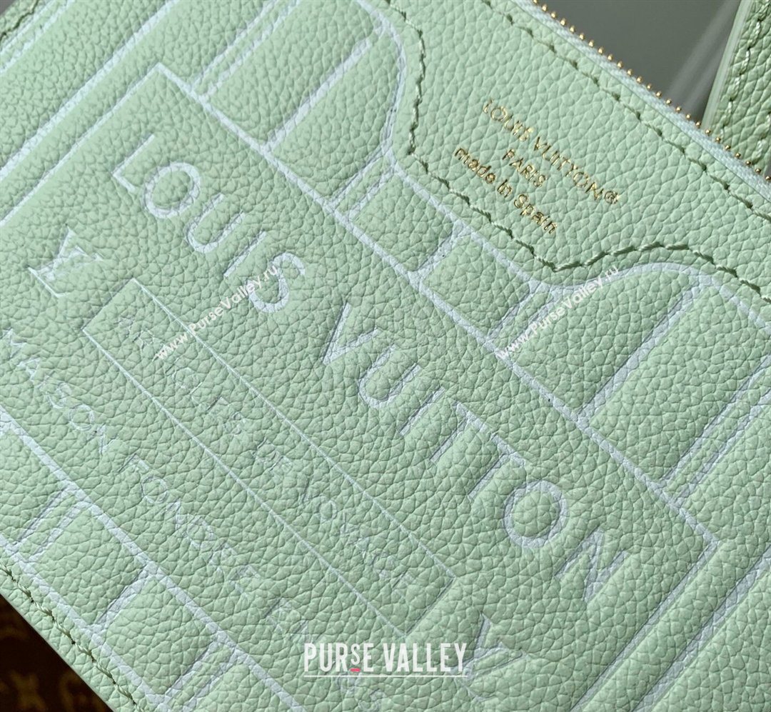 Louis Vuitton Neverfull Bandouliere Inside Out BB Tote bag Green Leather/Monogram Coated Canvas 2026 M28236 (KI-260203028)