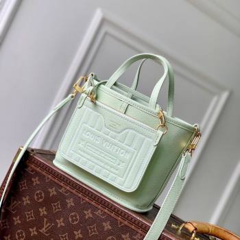 Louis Vuitton Neverfull Bandouliere Inside Out BB Tote bag Green Leather/Monogram Coated Canvas 2026 M28236 (KI-260203028)