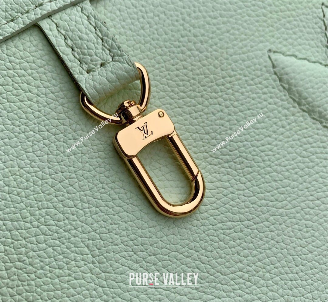 Louis Vuitton Neverfull Bandouliere Inside Out BB Tote bag Green Leather/Monogram Coated Canvas 2026 M28236 (KI-260203028)