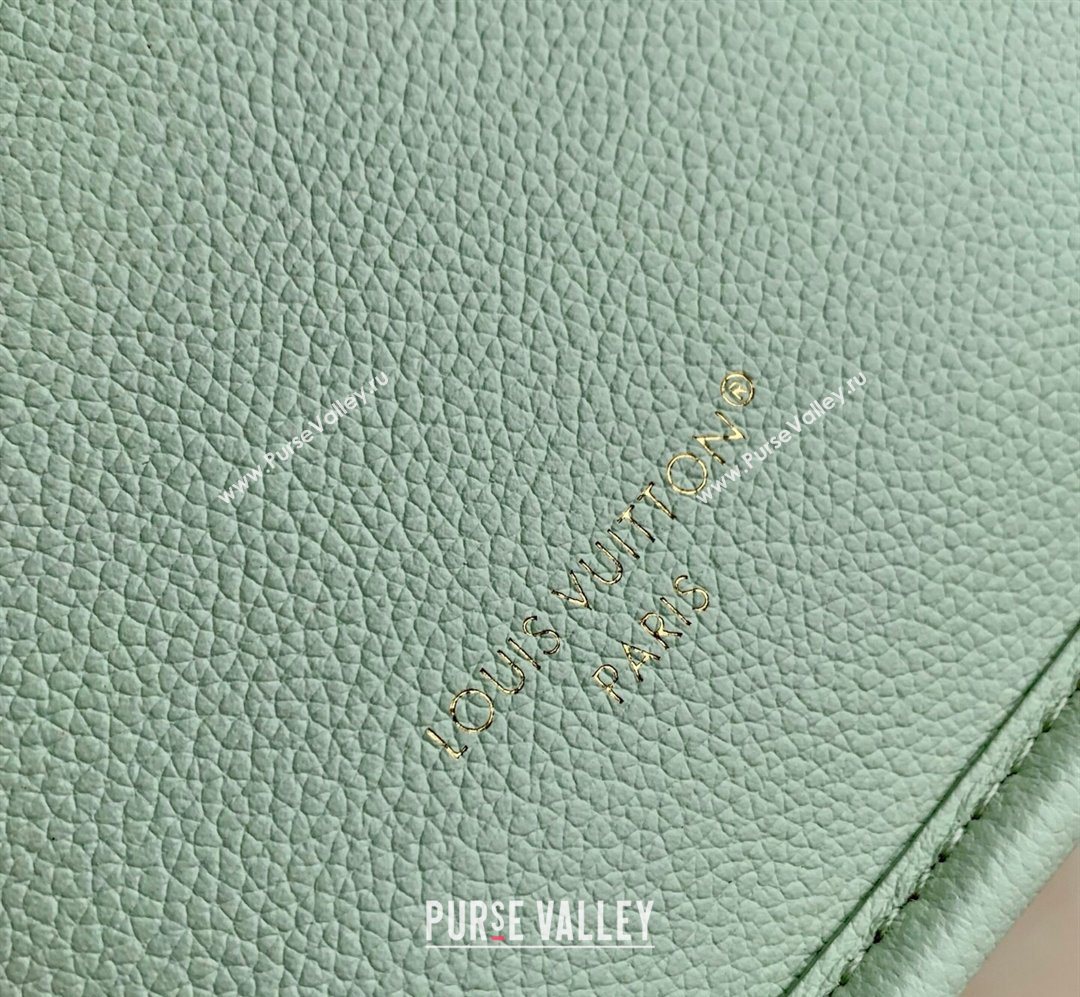 Louis Vuitton Neverfull Bandouliere Inside Out BB Tote bag Green Leather/Monogram Coated Canvas 2026 M28236 (KI-260203028)