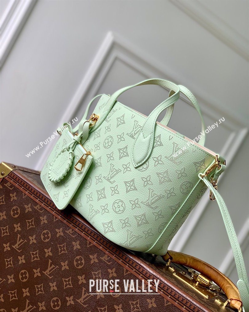 Louis Vuitton Blossom PM Tote Bag in Mahina Perforated Leather M27599 Jade Green 2026 (KI-260203029)