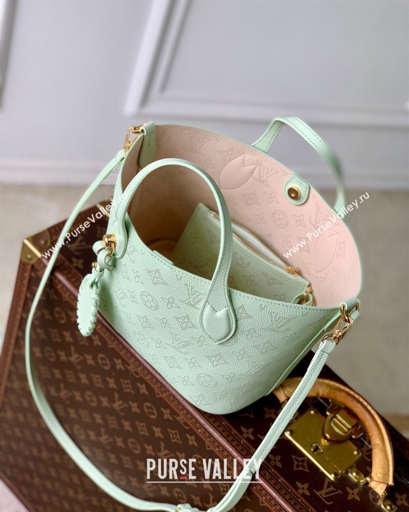 Louis Vuitton Blossom PM Tote Bag in Mahina Perforated Leather M27599 Jade Green 2026 (KI-260203029)
