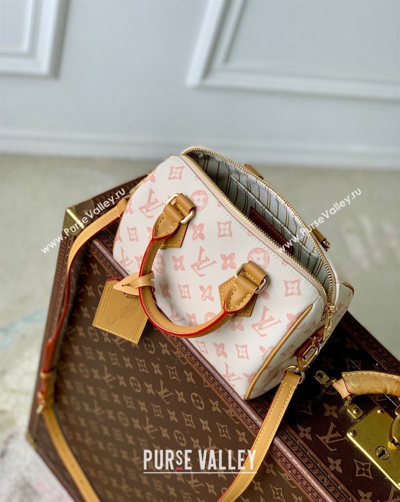 Louis Vuitton Speedy Bandouliere 20 Bag in Monogram Origine Lin Canvas M27951 2026 (KI-260203031)