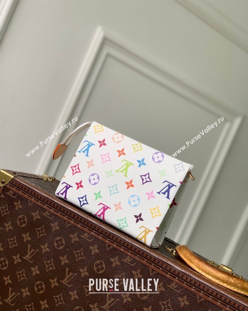 Louis Vuitton LV x TM Toiletry Pouch 19 in Multicolored/White Canvas 2026 M28241 (KI-260203033)