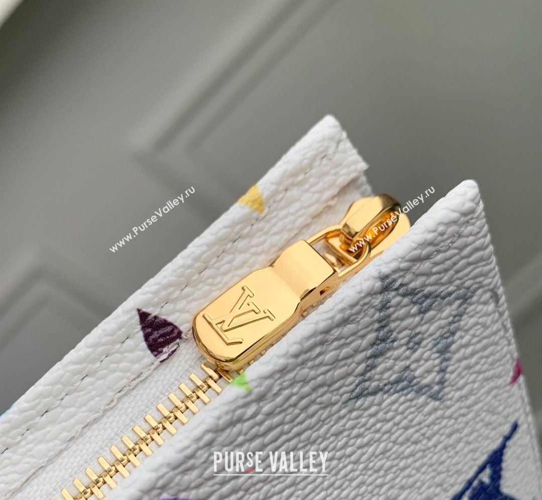 Louis Vuitton LV x TM Toiletry Pouch 19 in Multicolored/White Canvas 2026 M28241 (KI-260203033)