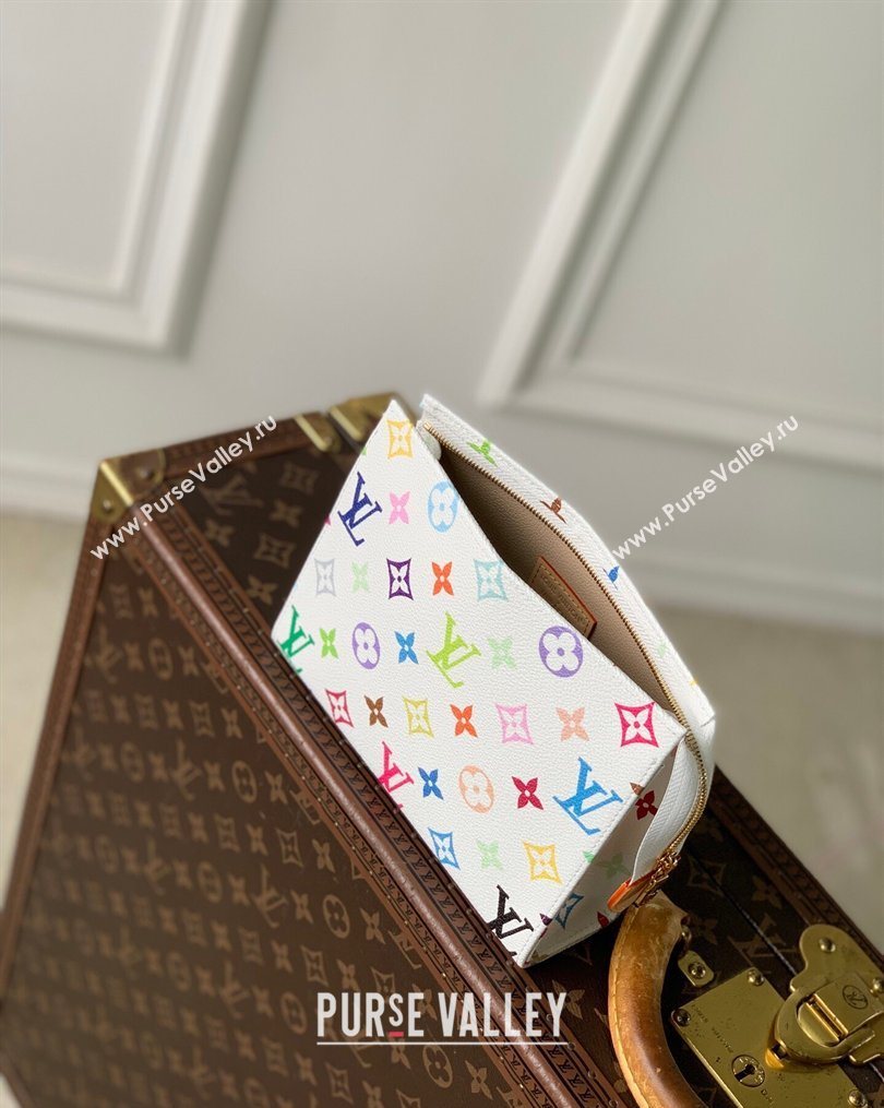 Louis Vuitton LV x TM Toiletry Pouch 19 in Multicolored/White Canvas 2026 M28241 (KI-260203033)