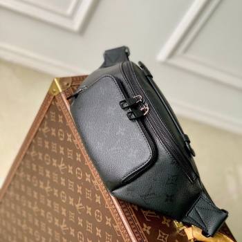 Louis Vuitton Rush Bumbag Belt Bag in Black Monogram Midnight Canvas 2026 M26763 (KI-260203034)