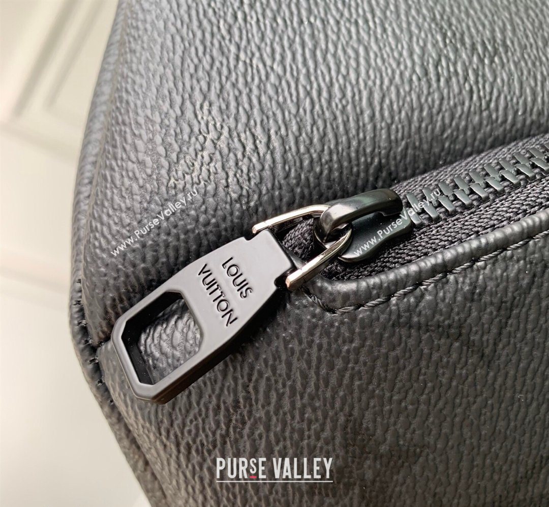 Louis Vuitton Rush Bumbag Belt Bag in Black Monogram Midnight Canvas 2026 M26763 (KI-260203034)