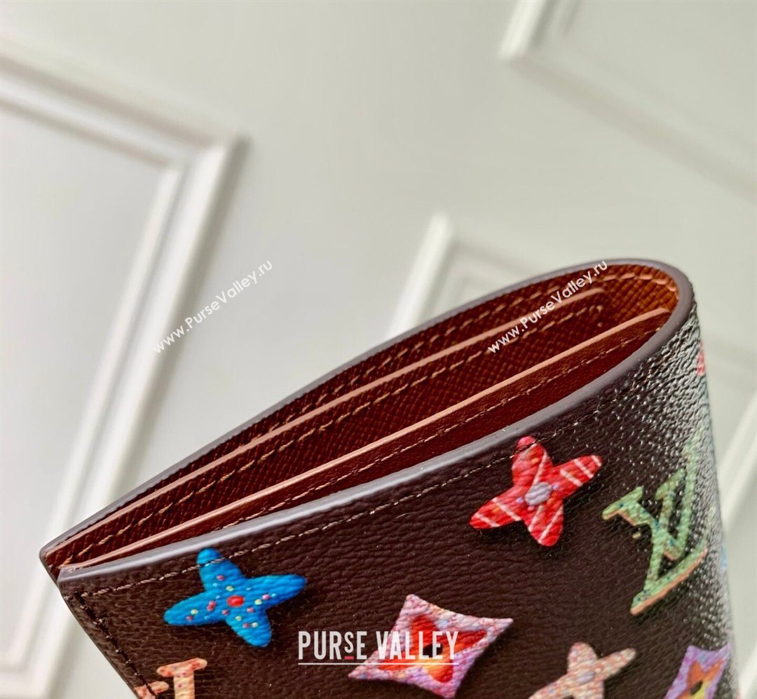 Louis Vuitton Passport Cover in Monogram Donuts Canvas M28281 Chocolate Brown 2026 (KI-260203035)
