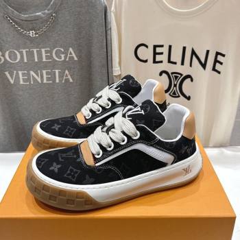 Louis Vuitton LV Tilted Sneakers in Monogram Canvas Black 2026 1AJTJ9 (MD-260303087)