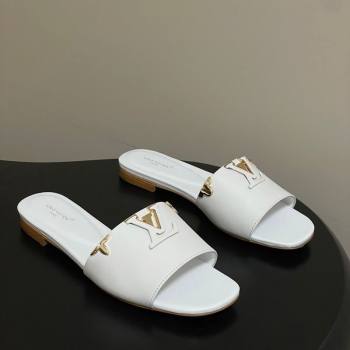 Louis Vuitton LV Mare Flat Slides Sandal White 2026 1AITQM (MD-260303059)