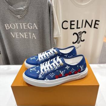 Louis Vuitton LV x TM LV Lagoon Sneakers in Monogram Canvas and Red Cherry Blue 2026 1AHKYU (MD-260303125)