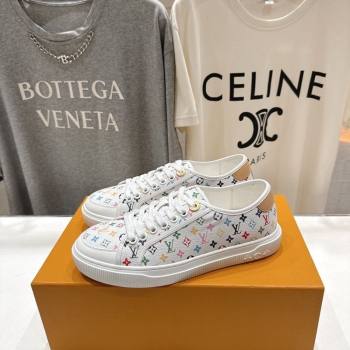 Louis Vuitton LV x TM LV Lagoon Sneakers in Monogram Multicolore Canvas White 2026 1AJKBL (MD-260303130)