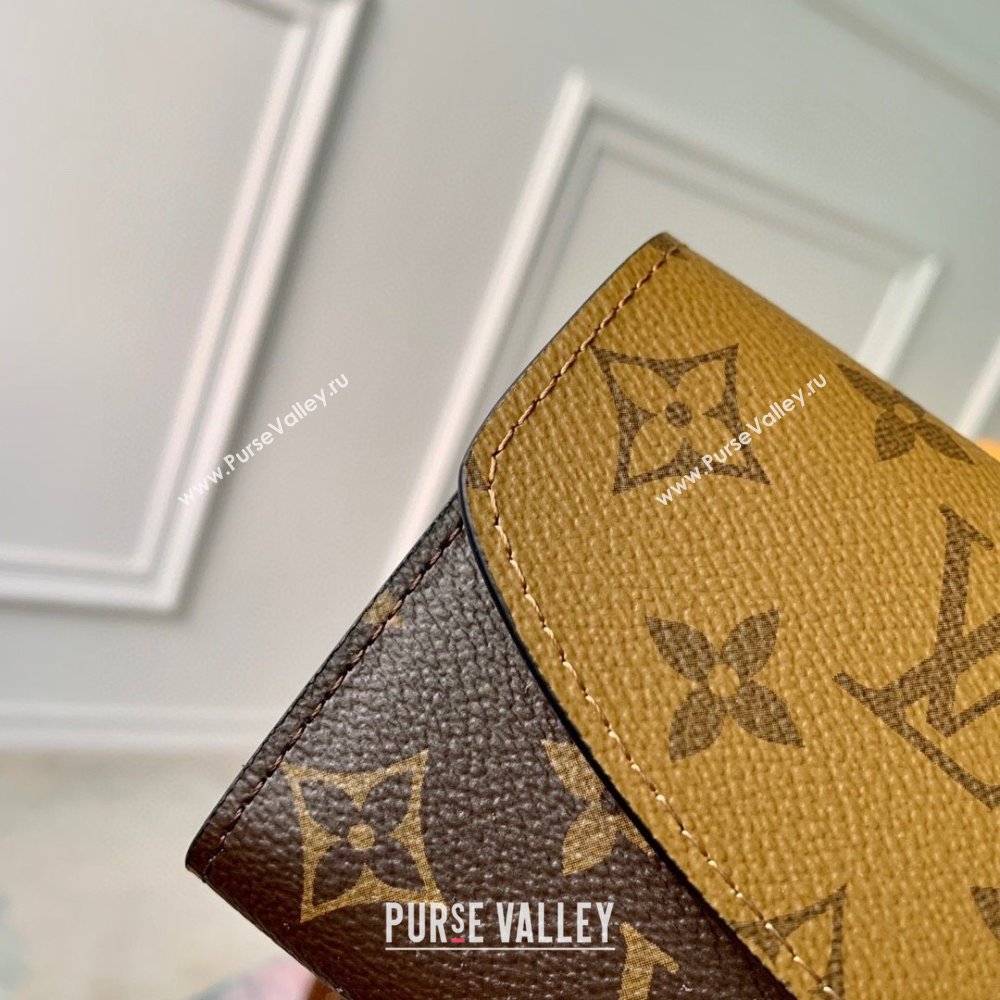 Louis Vuitton Emilie Wallet in Monogram/Reverse Canvas M82157 2024 (KI-240717044)