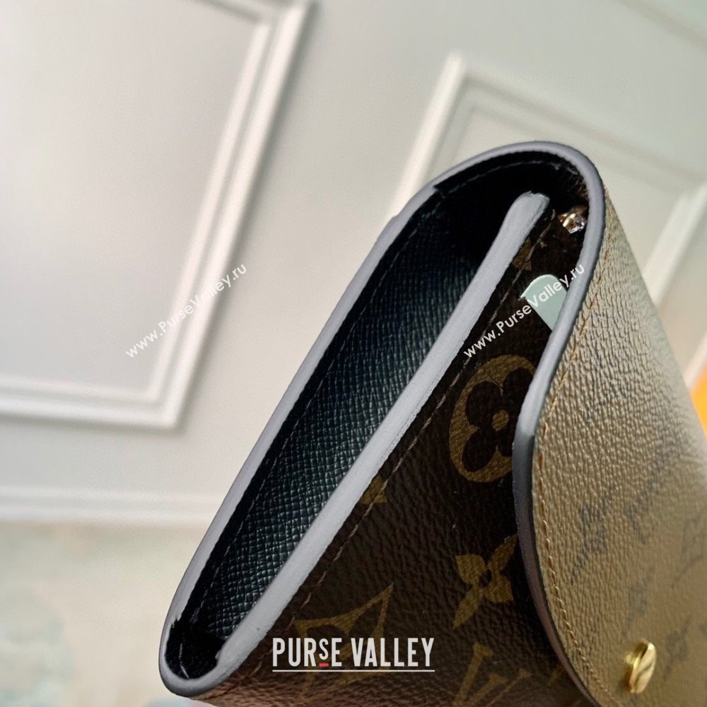 Louis Vuitton Emilie Wallet in Monogram/Reverse Canvas M82157 2024 (KI-240717044)