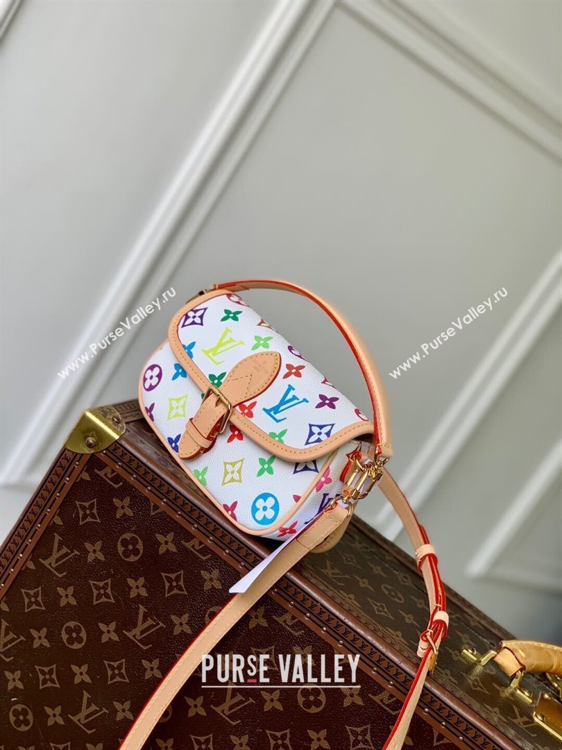 Louis Vuitton Nano Diane Bag in Multicolored Monogram Canvas M14194 White 2025 (KI-250120085)