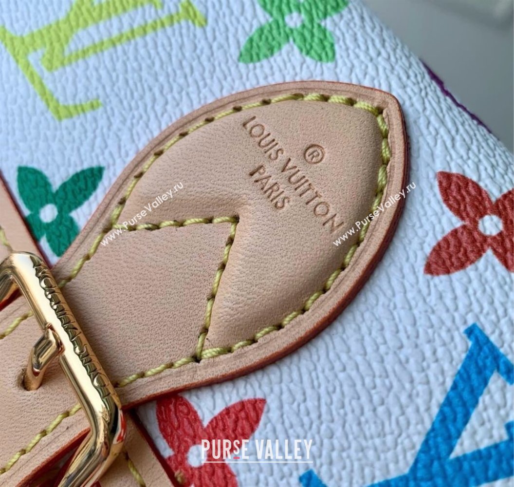 Louis Vuitton Nano Diane Bag in Multicolored Monogram Canvas M14194 White 2025 (KI-250120085)