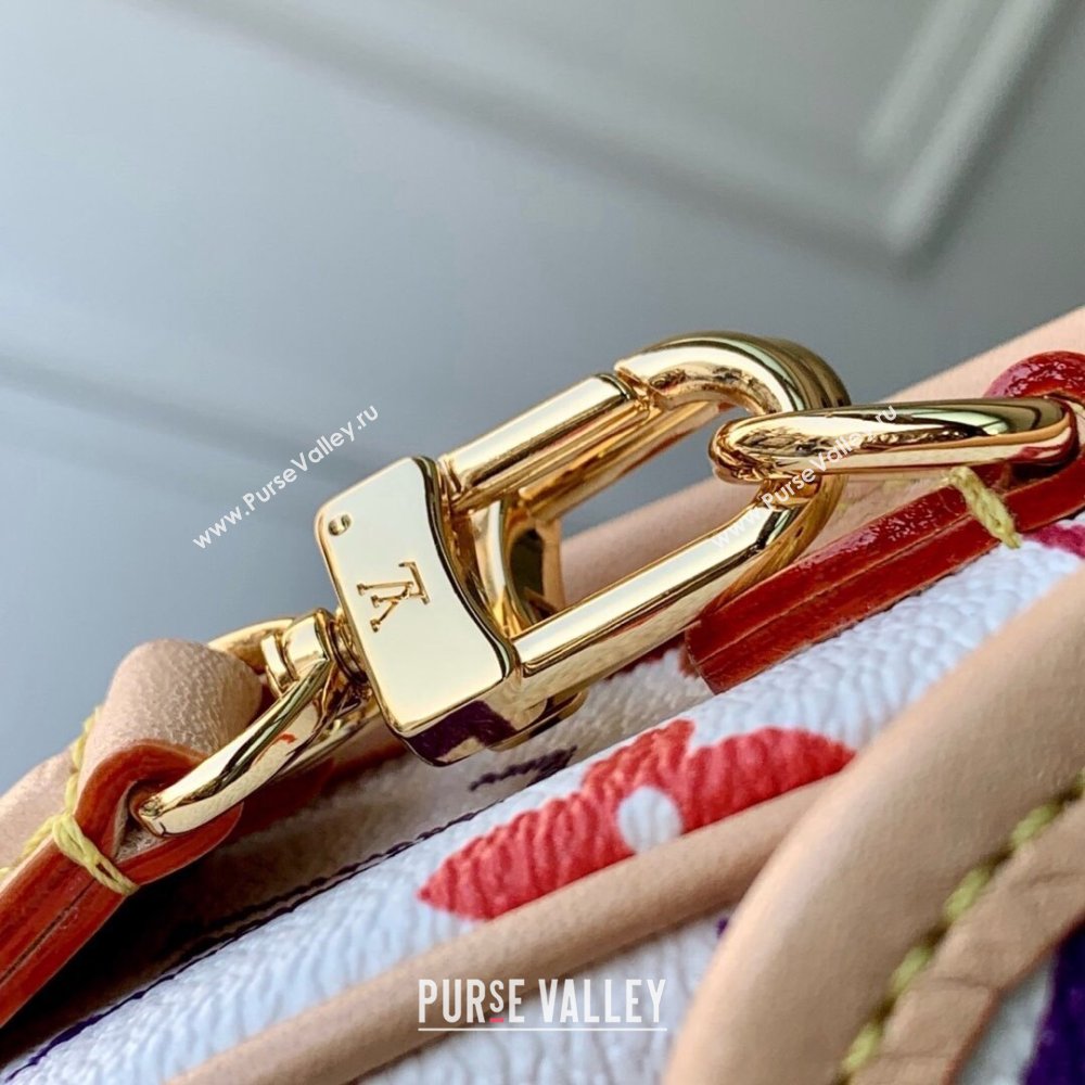 Louis Vuitton Nano Diane Bag in Multicolored Monogram Canvas M14194 White 2025 (KI-250120085)