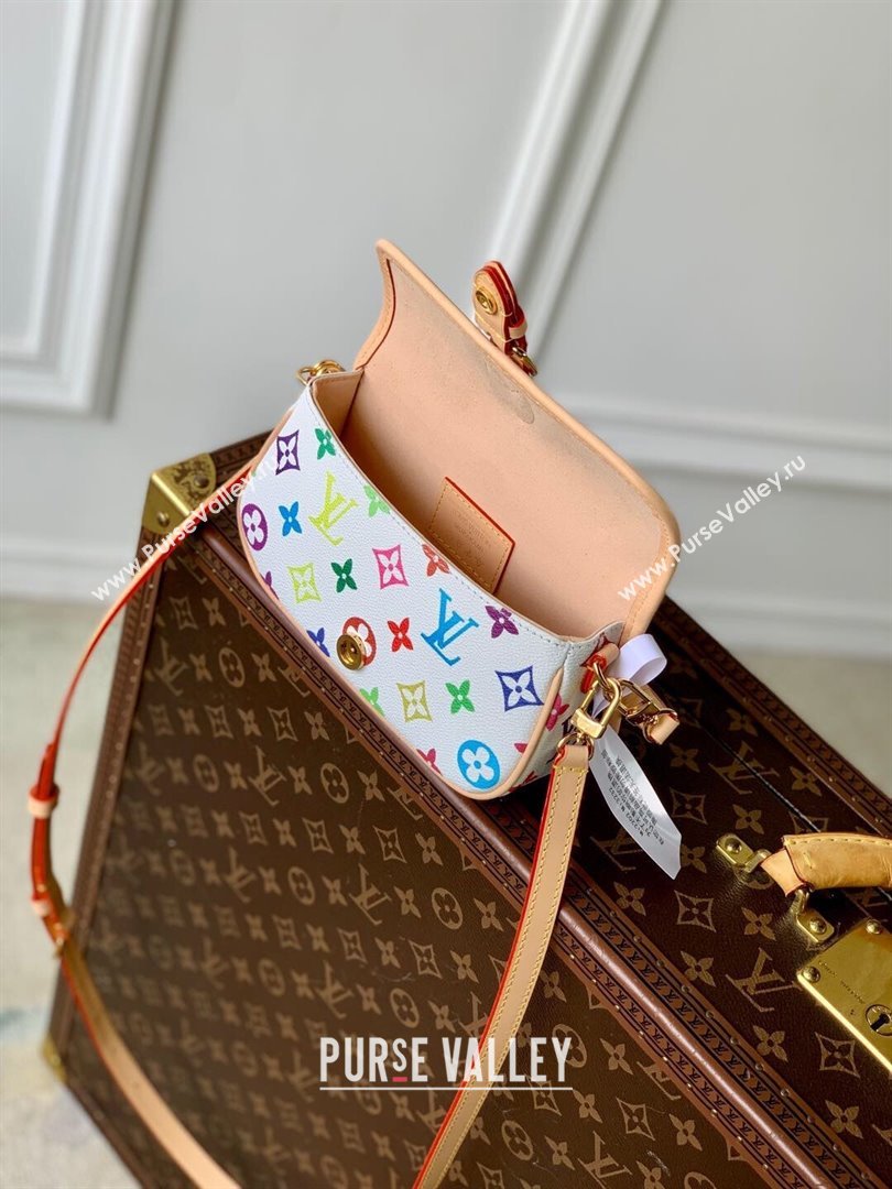 Louis Vuitton Nano Diane Bag in Multicolored Monogram Canvas M14194 White 2025 (KI-250120085)