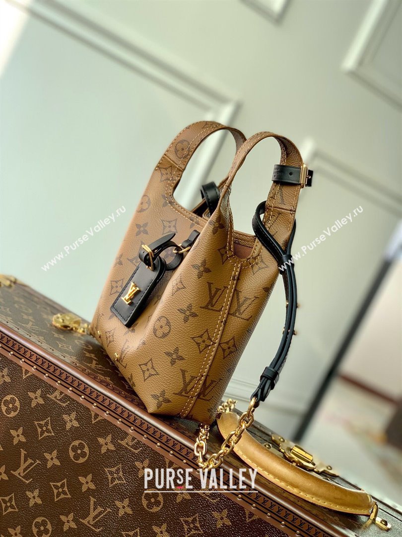 Louis Vuitton Atlantis BB Shopping Bag in Monogram Reverse Canvas M46816 2023 (KI-231208039)