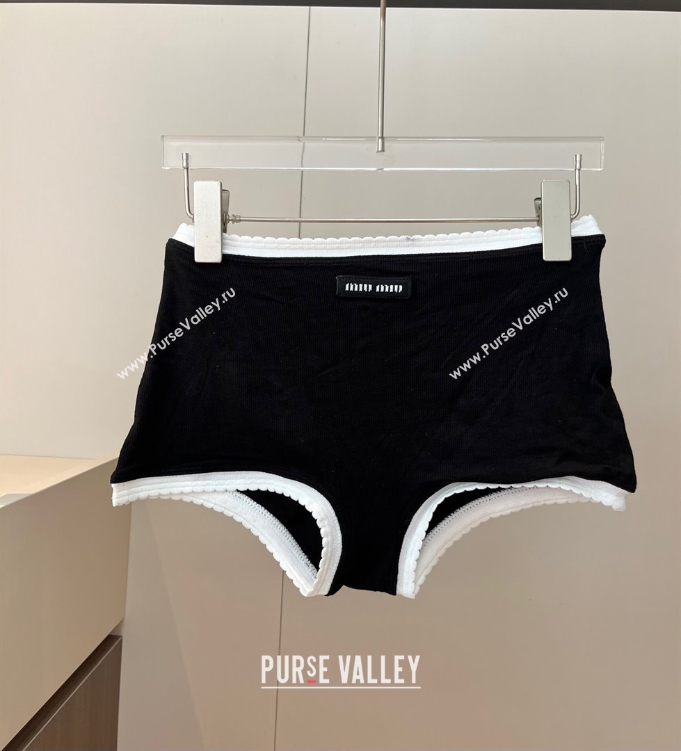 Miu Miu Knit Two-Pieces Swimwear Black 2025 0313 (WM-250313107)