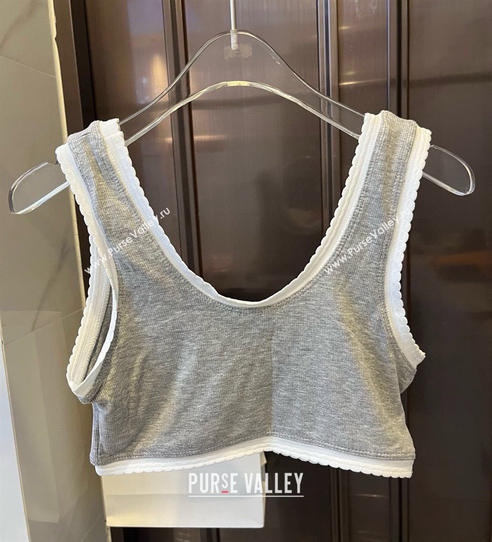 Miu Miu Knit Two-Pieces Swimwear Grey 2025 0313 (WM-250313106)