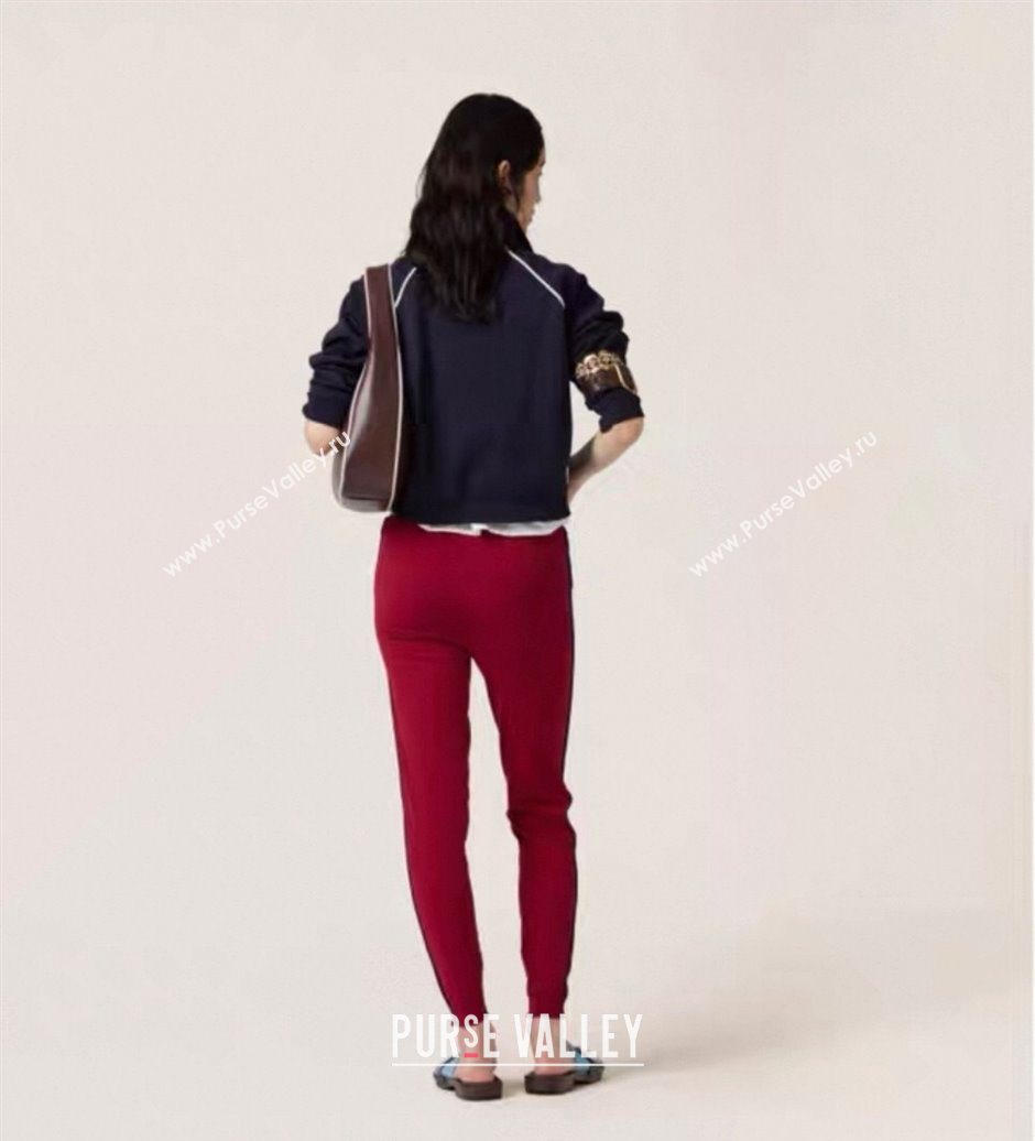 Miu Miu Cotton Jacket Navy Blue 2025 MIU090332 (QI-250903046)