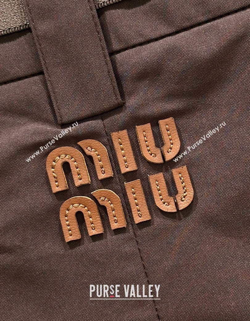 Miu Miu Coco Brown Mini Skirt 2025 MIU090311 (QI-250903011)
