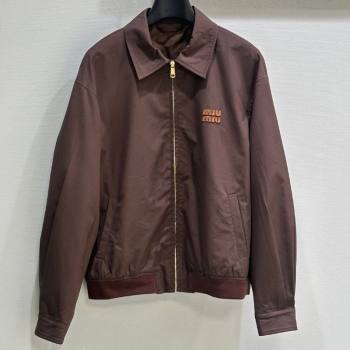 Miu Miu Coco Brown Jacket 2025 MIU090311 (QI-250903012)