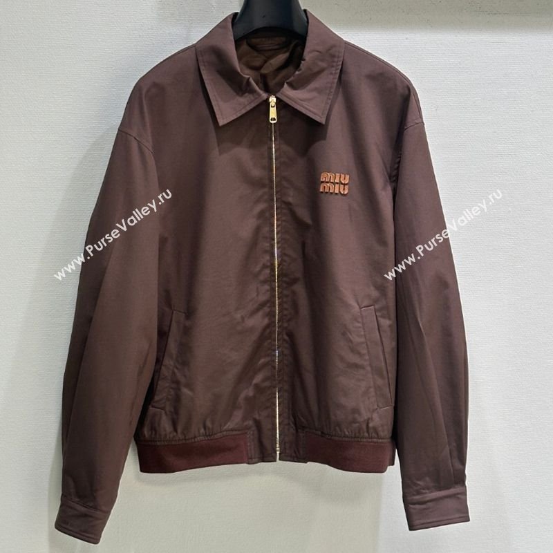 Miu Miu Coco Brown Jacket 2025 MIU090311 (QI-250903012)