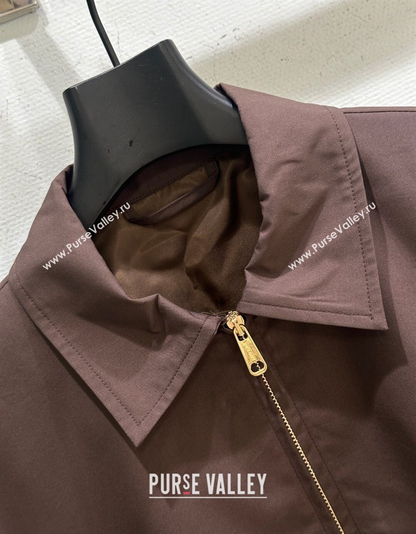 Miu Miu Coco Brown Jacket 2025 MIU090311 (QI-250903012)