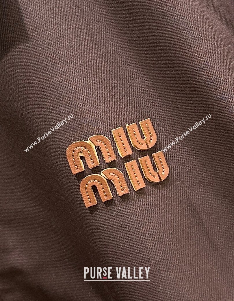 Miu Miu Coco Brown Jacket 2025 MIU090311 (QI-250903012)