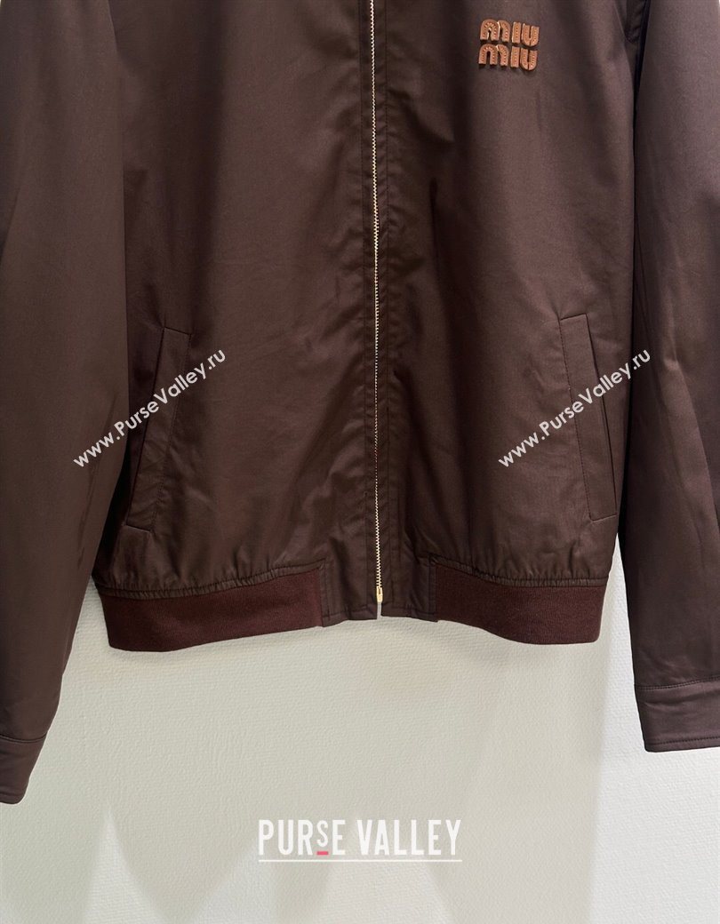 Miu Miu Coco Brown Jacket 2025 MIU090311 (QI-250903012)