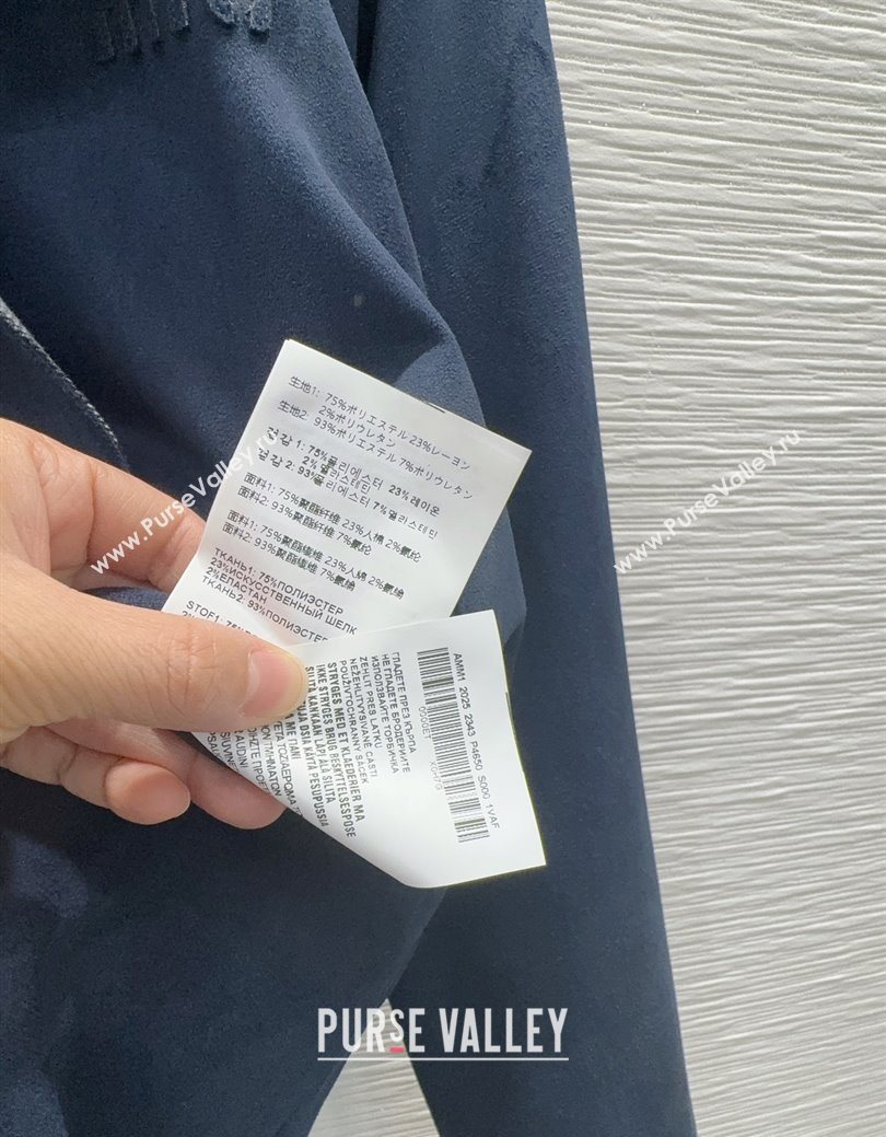 Miu Miu Reversible Coat Blue 2025 MM122515 (QI-251225035)