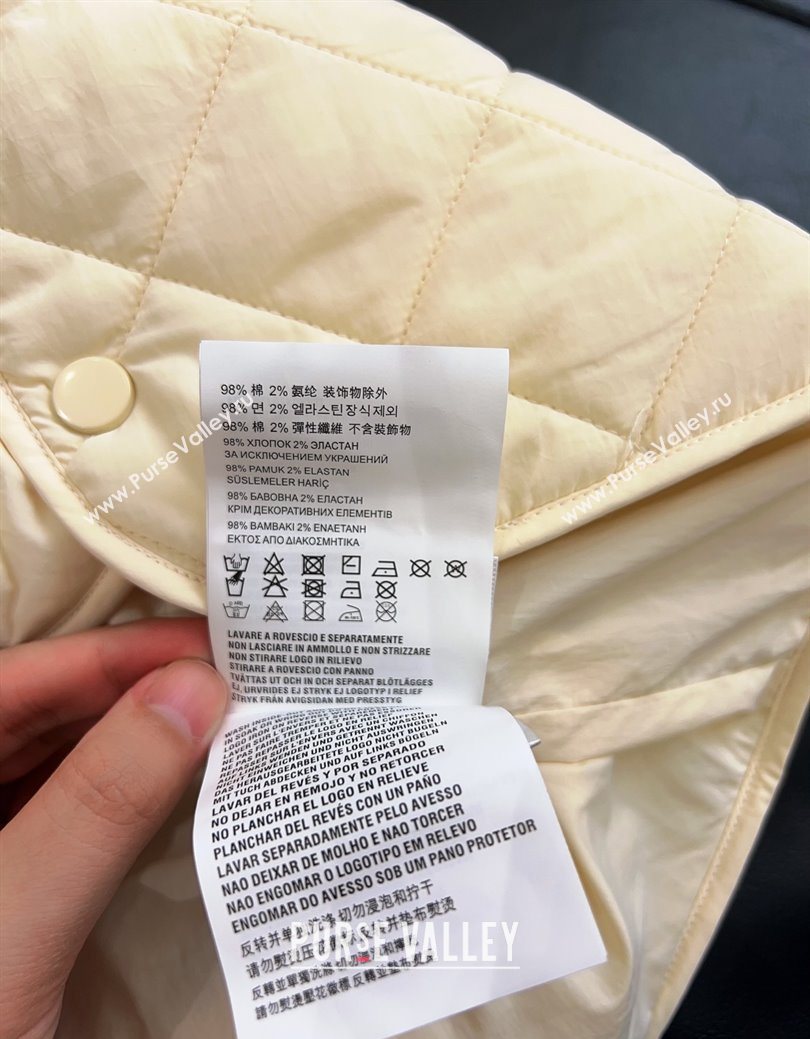 Miu Miu Quilted Vest White 2025 MM122512 (QI-251225023)