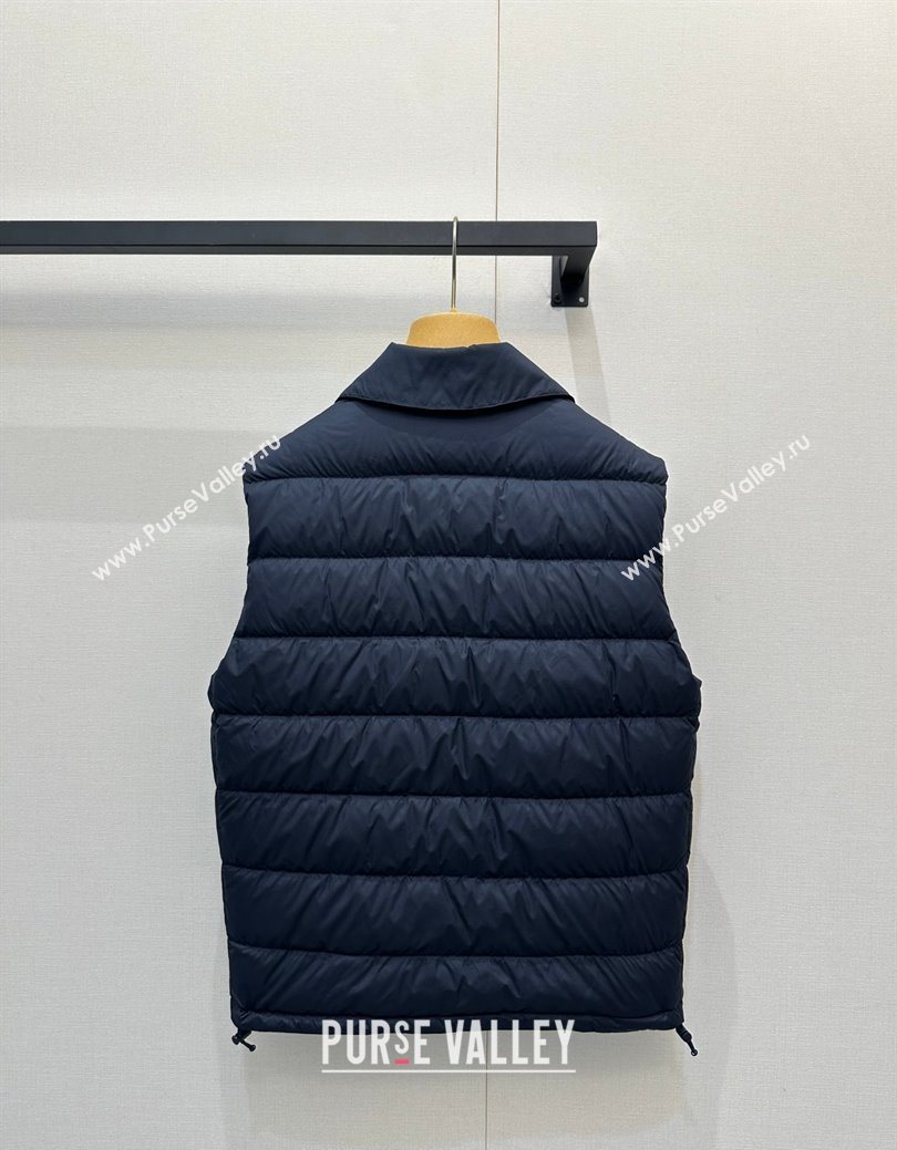 Miu Miu Down Vest Blue 2025 MM122509 (QI-251225019)