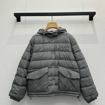 Miu Miu Down Jacket Grey 2025 MM122510 (QI-251225020)