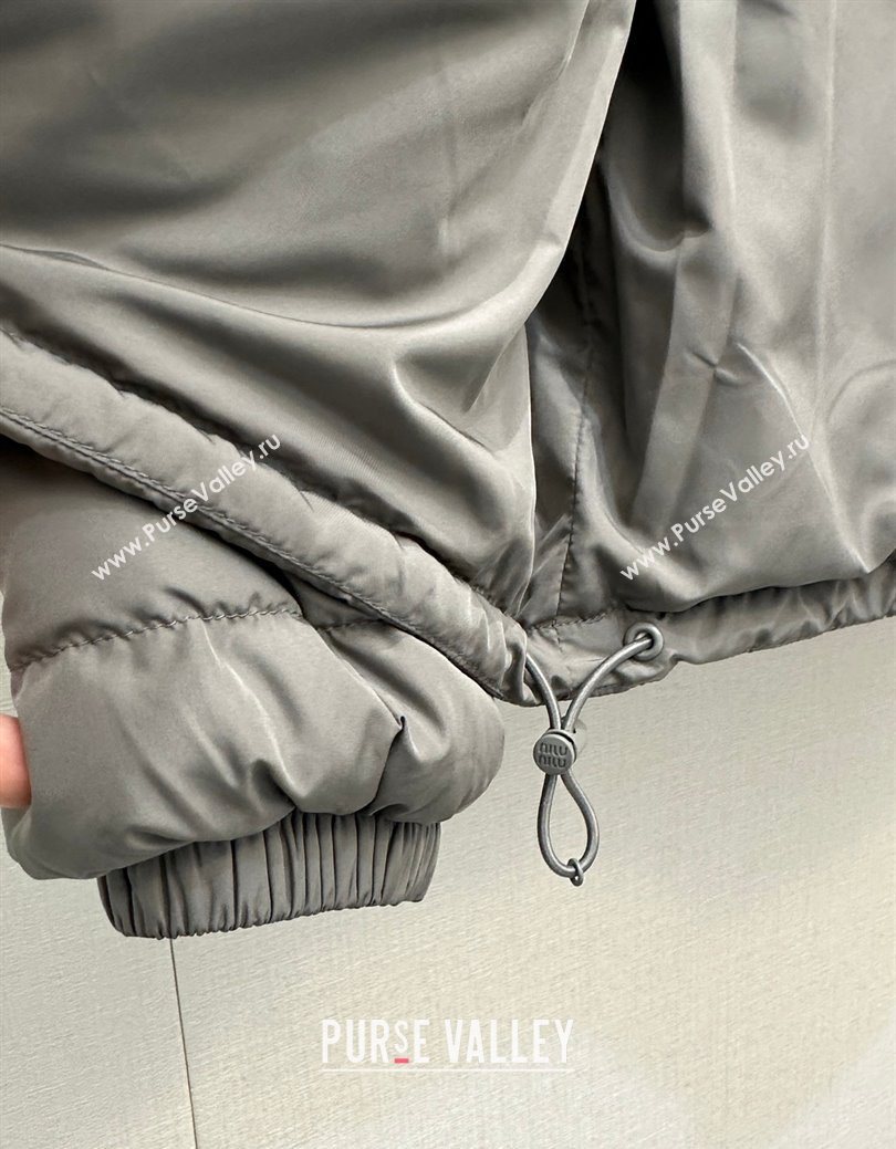 Miu Miu Down Jacket Grey 2025 MM122510 (QI-251225020)