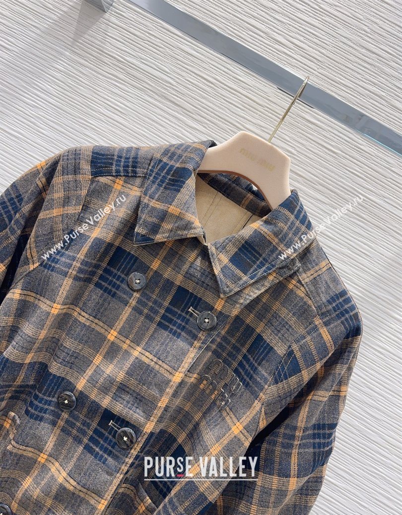 Miu Miu Reversible Coat Beige 2025 MM122515 (QI-251225034)