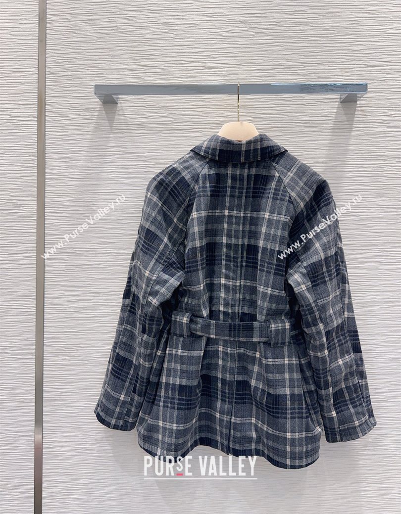 Miu Miu Reversible Coat Blue 2025 MM122515 (QI-251225035)