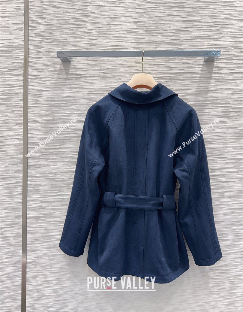 Miu Miu Reversible Coat Blue 2025 MM122515 (QI-251225035)