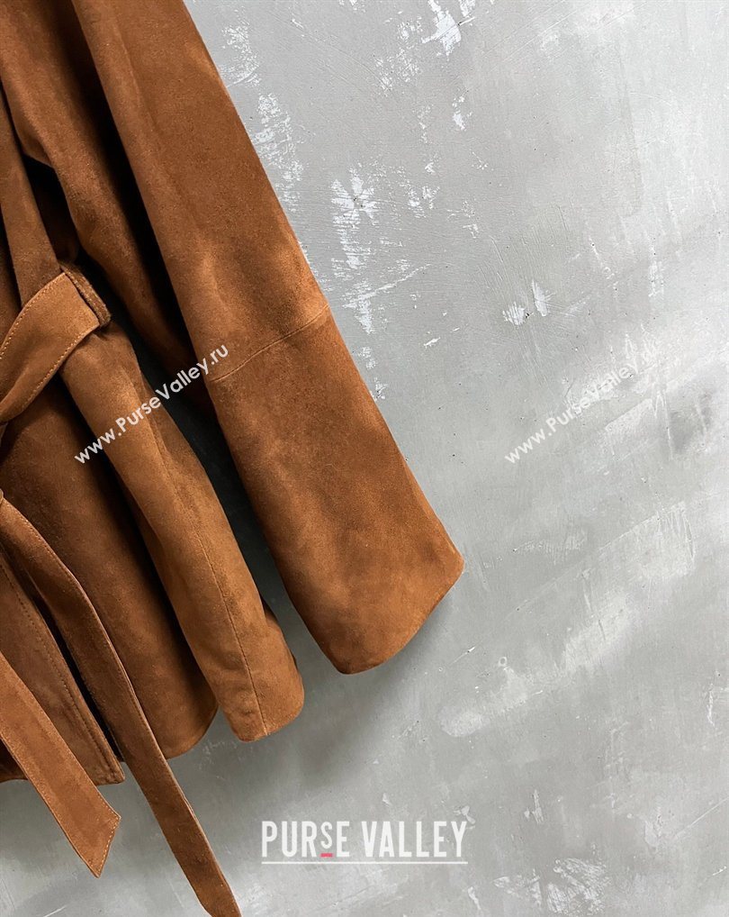 Miu Miu Suede Jacket Gold-Tone 2026 0310 (QI-260310010)