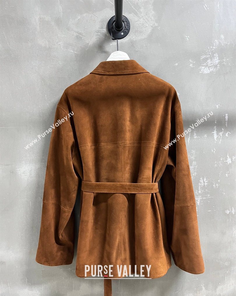 Miu Miu Suede Jacket Gold-Tone 2026 0310 (QI-260310010)