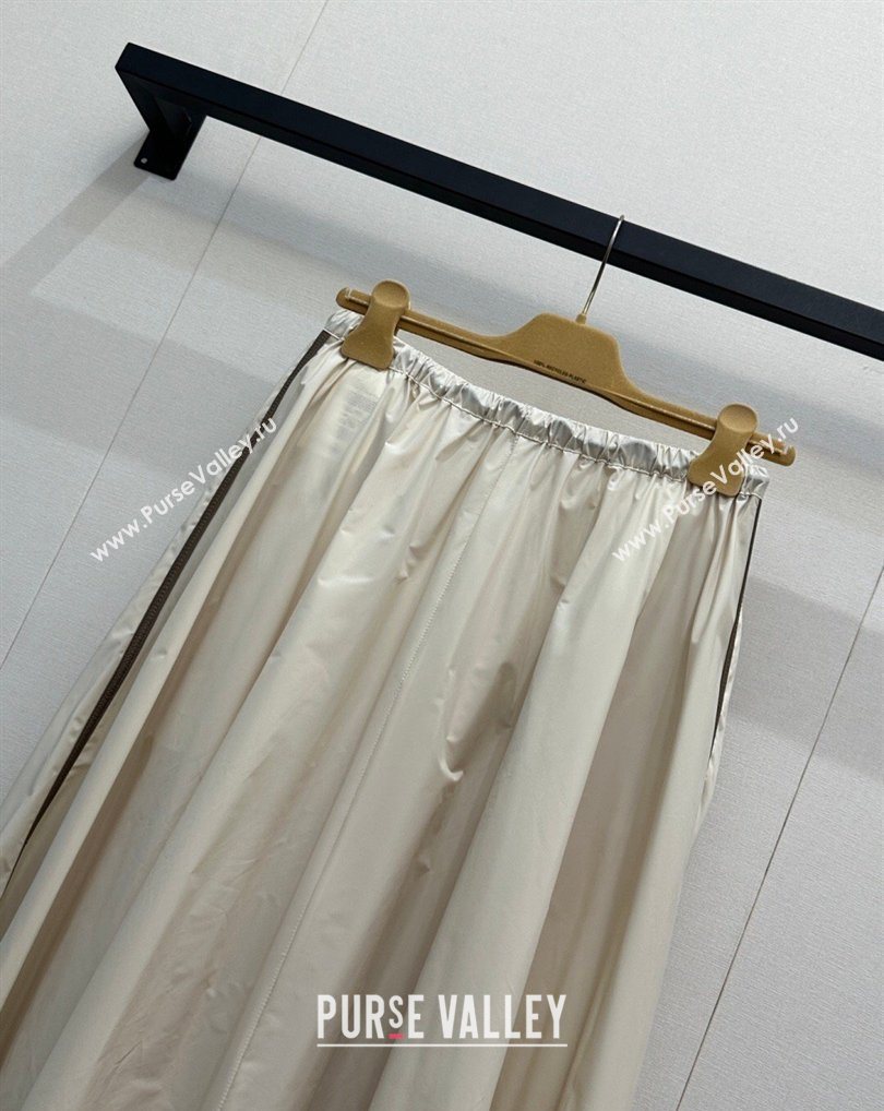 Miu Miu Nylon Skirt Khaki 2026 MM031003 (QI-260310017)