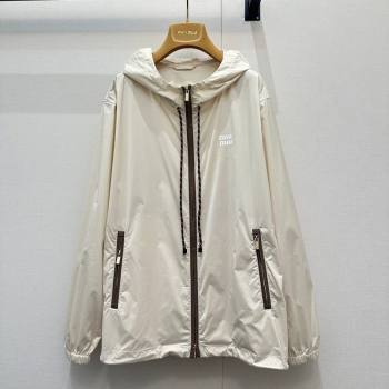 Miu Miu Nylon Jacket Khaki 2026 MM031003 (QI-260310018)