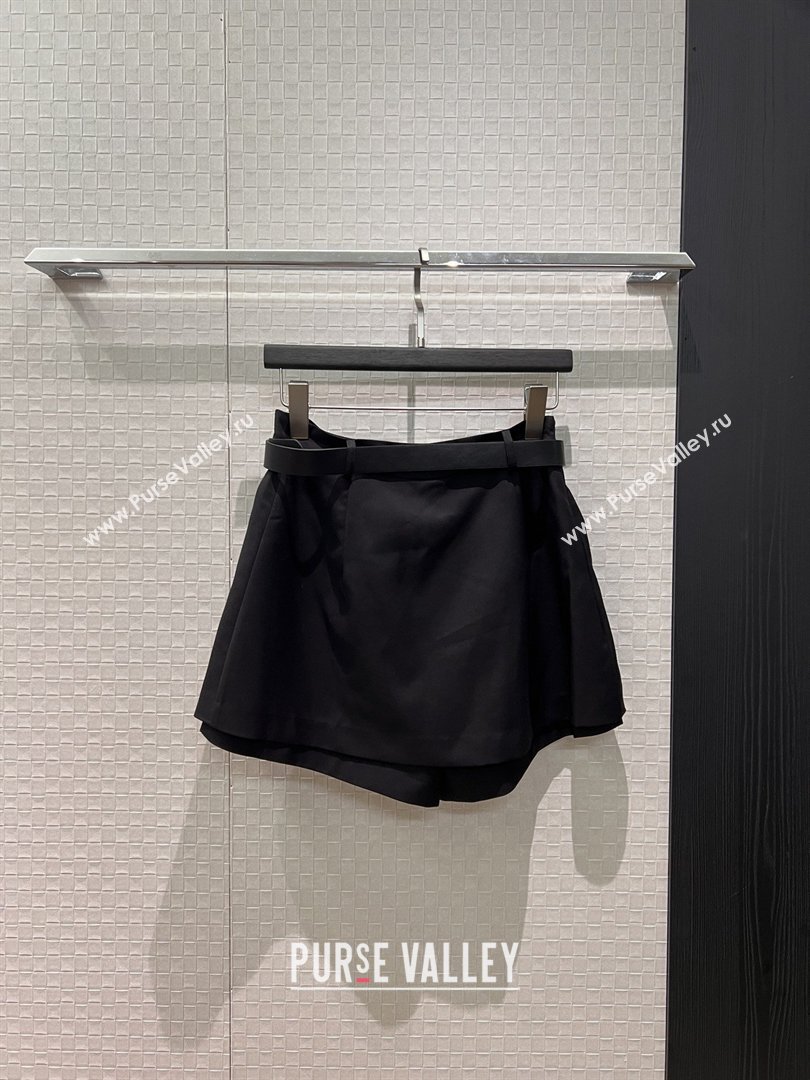 Miu Miu Mini Skirt Shorts Black 2026 0310 (QI-260310004)