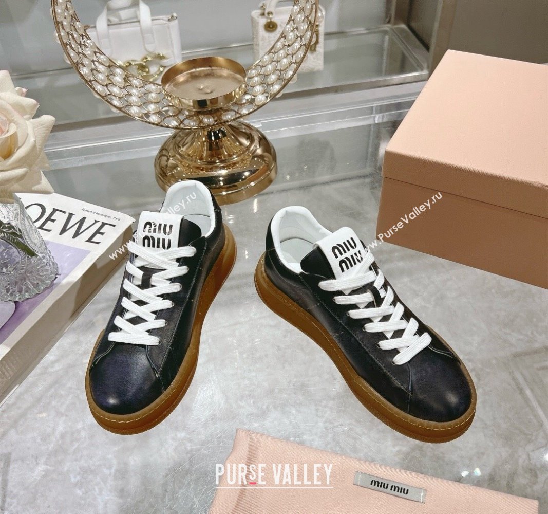 Miu Miu Suede Sneakers Black 2024 081308 (MD-240813087)