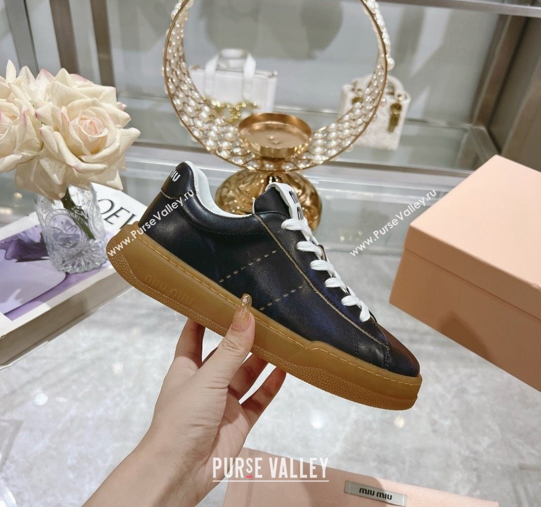 Miu Miu Suede Sneakers Black 2024 081308 (MD-240813087)