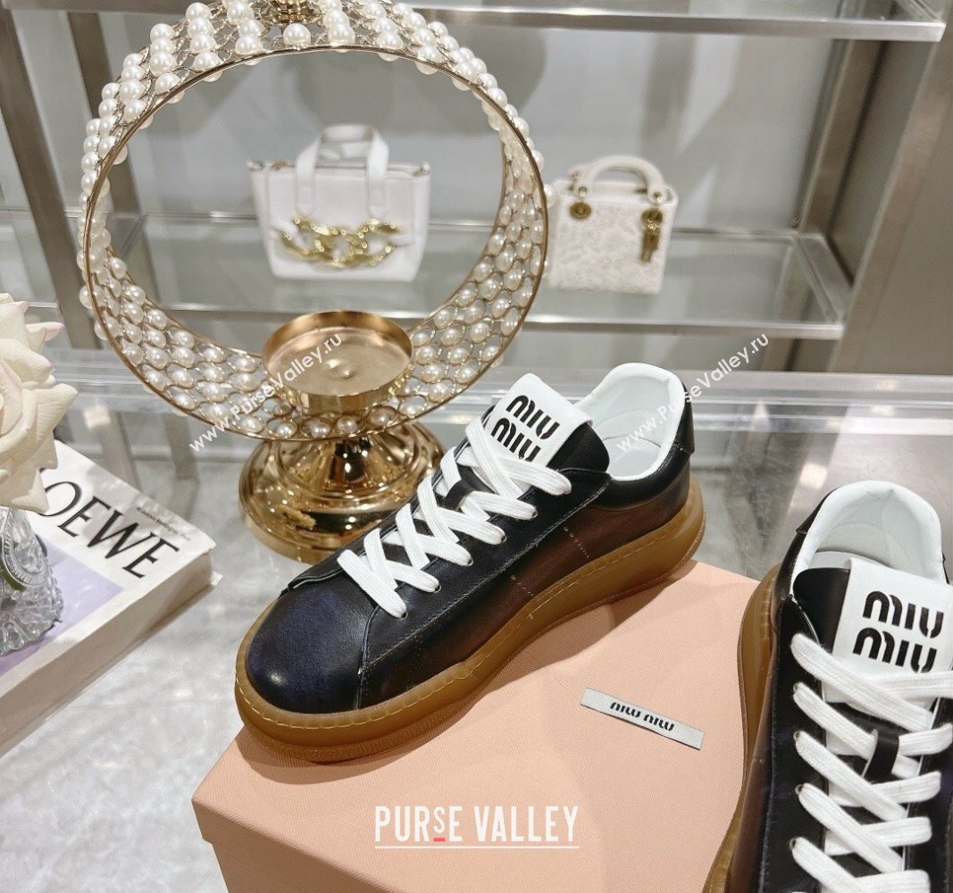 Miu Miu Suede Sneakers Black 2024 081308 (MD-240813087)