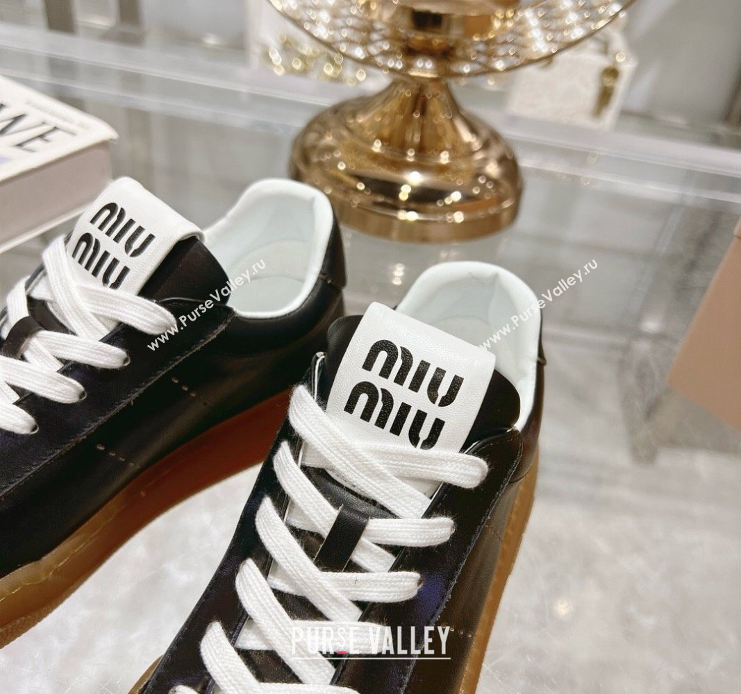 Miu Miu Suede Sneakers Black 2024 081308 (MD-240813087)